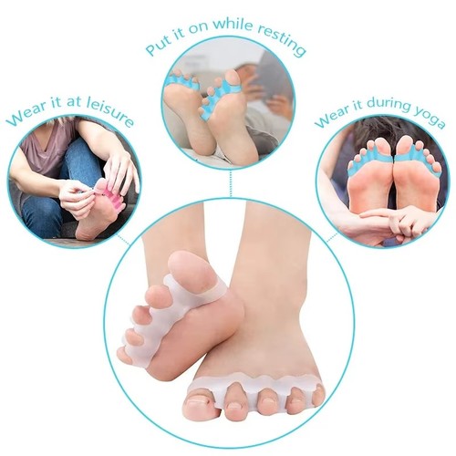 PEDIMEND Big Toe Separators Gel Toe Spacers to Correct Bunions, Hammer Toes - Picture 9 of 16