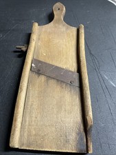 Vintage Wooden Handheld Vegetable Slicer. A11