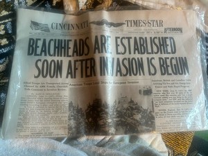 National D-Day Newspaper June 6 1944
