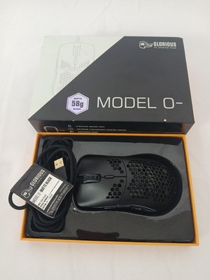 Glorious Model O- Minus Wired Gaming Mouse Matte Black 58g RGB Open Box