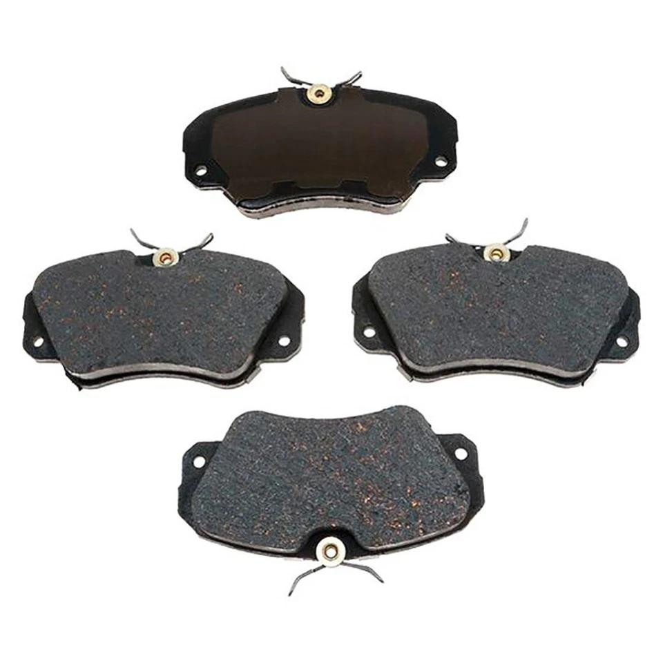 Front Brake Rotors + Ceramic Brake Pads & Hardware For 1997-2001 Cadillac Catera - Image 2 of 4