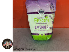 Saltworks Ultra Epsom Magnesium Sulfate Bath Salt Lavender 5 Lb New Sealed