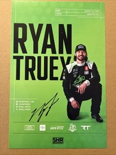 AUTOGRAPHED Ryan Truex 2025 BB Auto Club 6x9 NASCAR Xfinity Hero Post card JGR