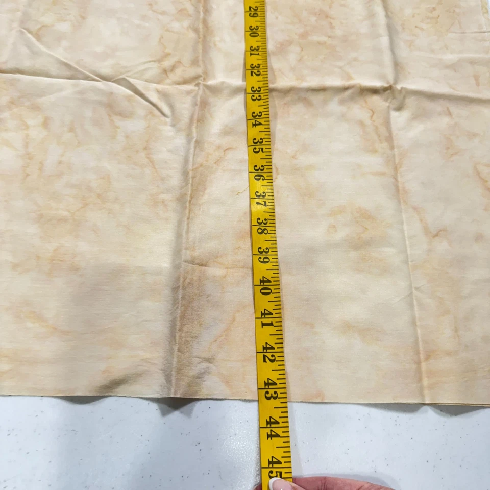 quilting fabric cotton 23x43 tie dye tan beige - Image 4 of 4