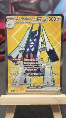 Archaludon ex 224/191 Holofoil SSP SV08: Surging Sparks Ultra Rare NM-MP