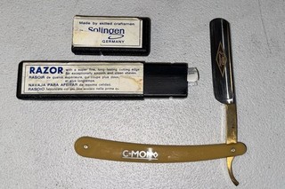 Vintage Peter Michels Straight Razor W/ Box Unused