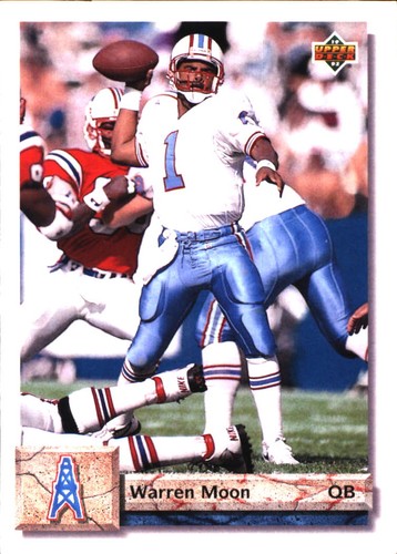 Warren Moon #146 1992 Upper Deck card