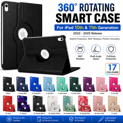 360° drehbare Smart Case für iPad 10. & 11. Generation (2022/2025) Ständer Hülle
