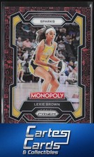 Lexie Brown 2024 Panini Prizm Monopoly WNBA #41 Classic Icons Red Prizm Sparks