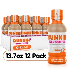 Dunkin Original, Iced Bottled Coffee Drink, 1...