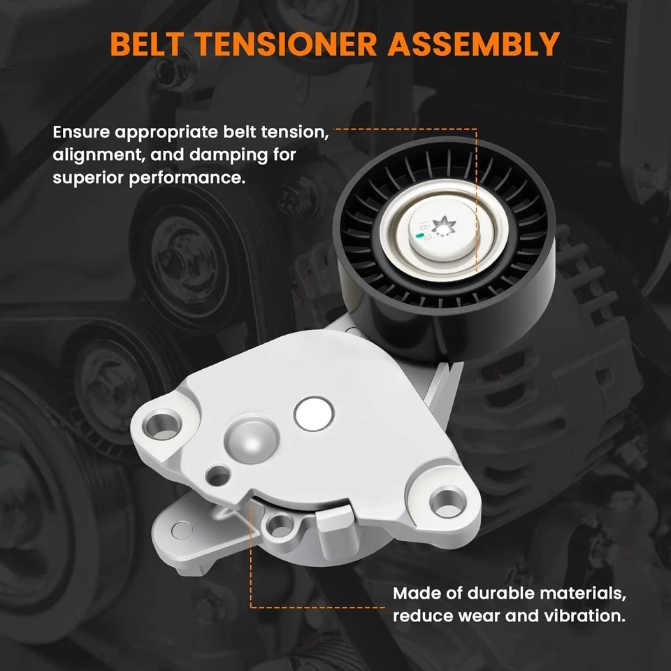 #16620-0T040 Belt Tensioner For 2020-2022 Toyota Corolla 1.8L 2ZRFAE Replaces Foto 4 de 4