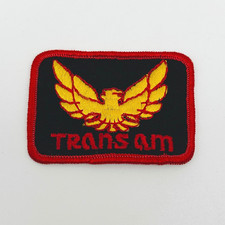 Vintage 1980s Firebird Pontiac Trans Am Racing Patch Muscle Car Red Black Yellow