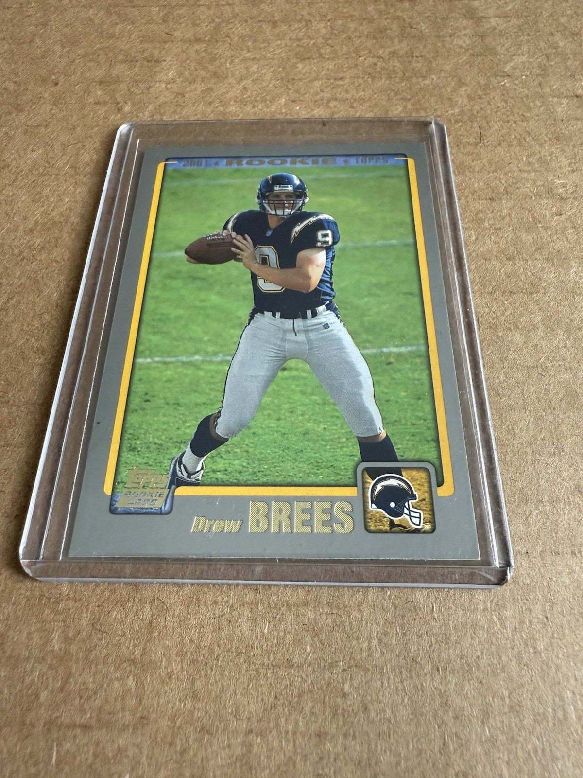 2001 Topps #328 Brew Brees Rookie San Diego Chargers NMT MINT NFL HOF NO. Saints