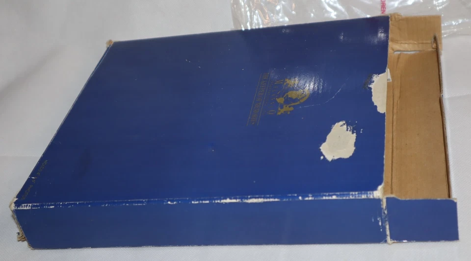 MELANNCO KEEPER OF MEMORIES VTG PHOTO ALBUM Holds 4 x 6" SILVER TONE BLUE VELVET - Image 3 of 4