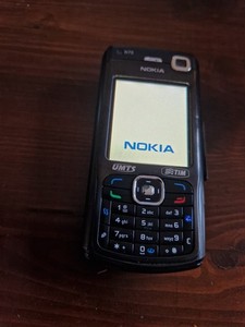 Téléphone Vintage Nokia N70 - Couleur Noir/gris - Débloqué - En Très Bon état - Interface En Anglais