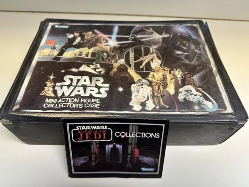 VINTAGE Star Wars case. FAIR condition w/ trays, Snap, Handle, intact cover