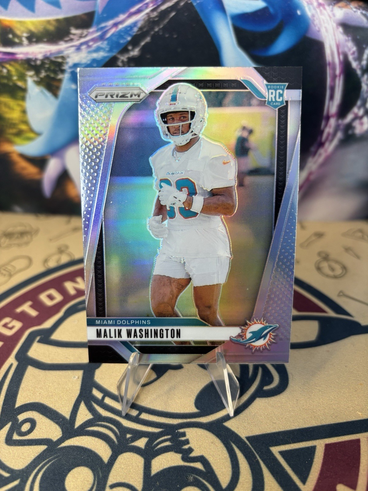 Malik Washington Silver RC 2024 Panini Prizm Football #371