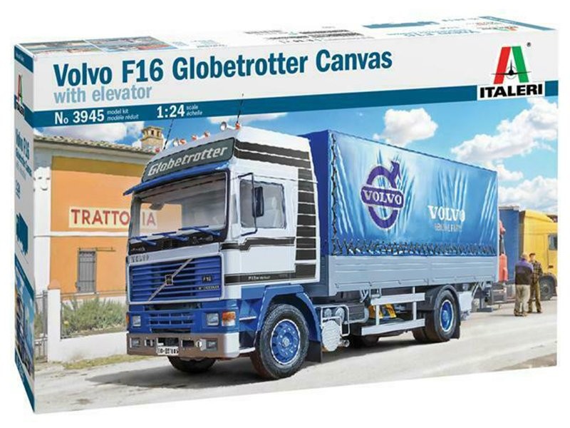 Maquette Volvo FH16 routier bâche Italeri 3945 kit complet sans bavure pour modéliste