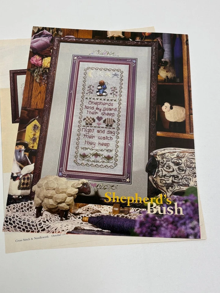 Watchful Shepherds Counted Cross Stitch Pattern Magazine Pages - Image 4 of 4