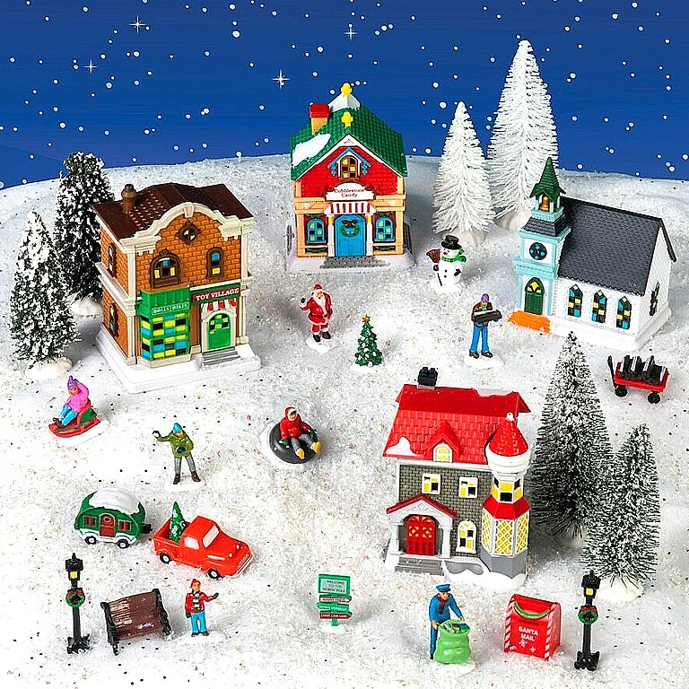 Best Deal for Christmas Village Houses, Cobblestone Corners Christmas