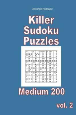 killer sudoku puzzles medium 200 vol 2 9781985825703 ebay