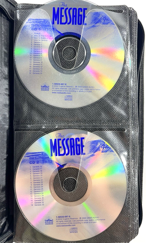 The Message Complete Bible On Audio CD's Eugene Peterson 66 Total Discs Tested - Picture 5 of 14
