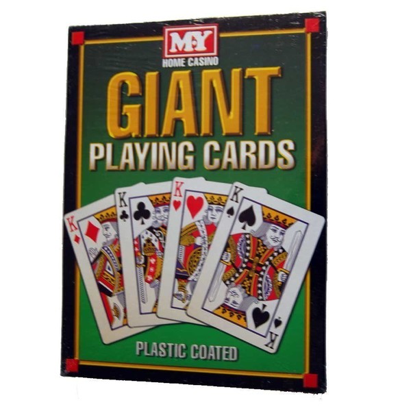 Playing Cards Gigantic Jumbo Giant A4 Size Big Home Casino Fun Games Ty49112261 eBay
