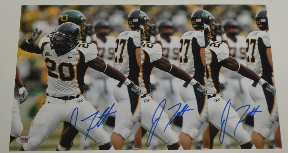 Justin Forsett Signed Cal Bears Football 8x10 Photo PSA/DNA Picture Autograph 20 - Image 2 of 4