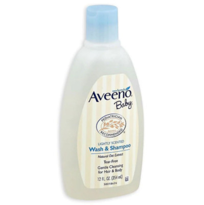 Aveeno Baby Gentle Body Wash&Shampoo with Natural Oat Extract,Tear-Free 12 fl oz
