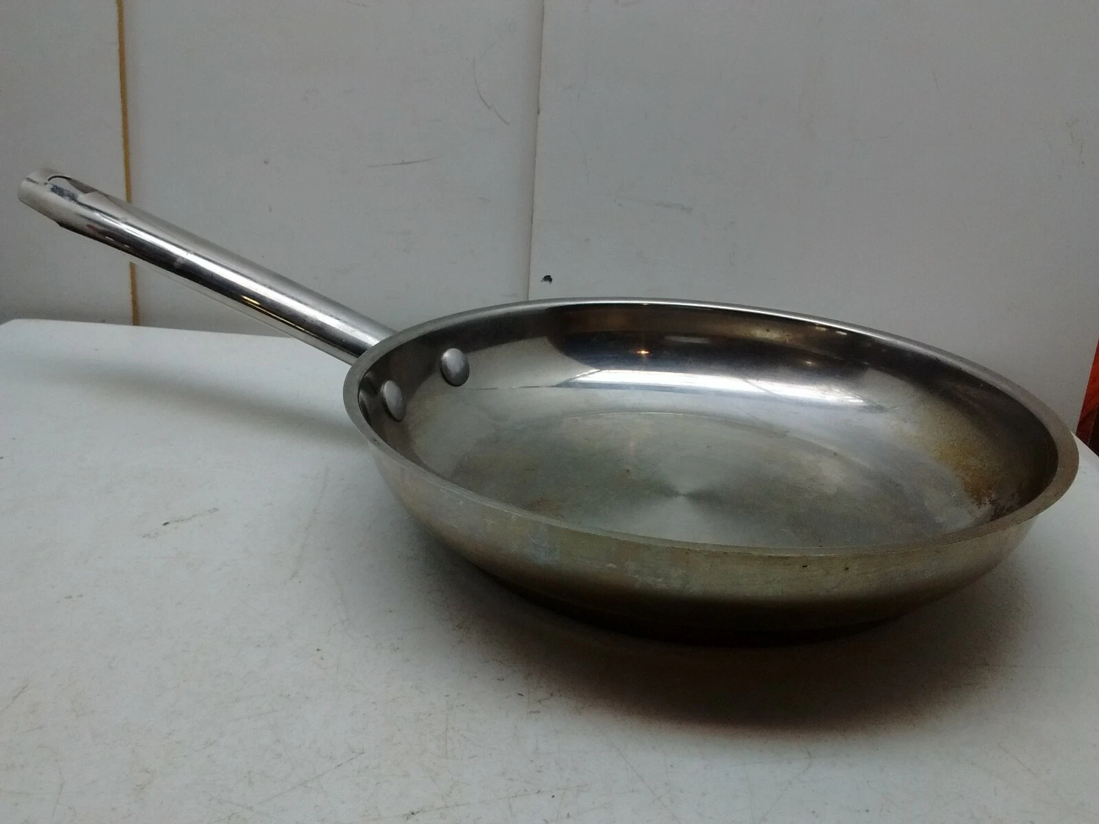 Wolfgang Puck 10" Skillet Bistro Collection Stainless Sauté Pot Fryig Pan No Lid