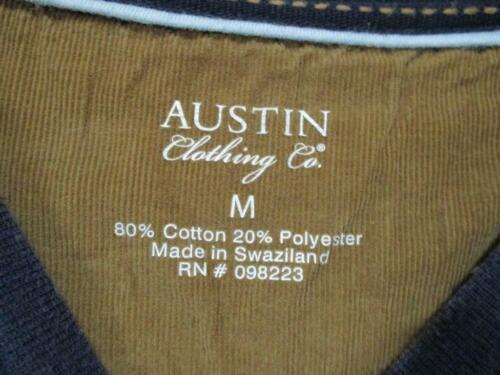 Austin Clothing Co. Felpa Uomo Taglia Media Blu Navy Manica Lunga - Foto 2 di 3