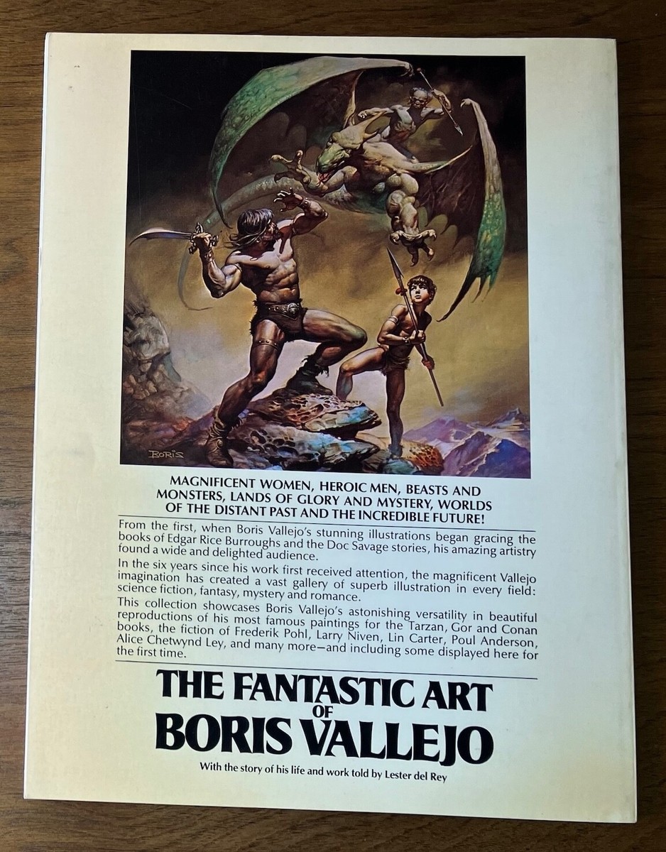 アート・デザイン・音楽 The Fantastic Art of Boris Vallejo THE FANTASTIC ART BORIS VALLEJO Ballantine Books Paperback 1979
