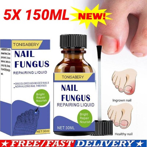 5X Nail Care Solution Nail Fungus Repairing Liquid Bright Repair Nourish |150ML,