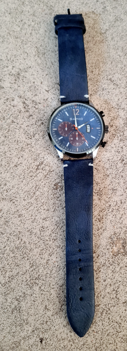 Lot Montres Homme Louis Pion Quartz - Chronographe, Aiguilles Lumineuses, étanche - Occasion Fonctionnel