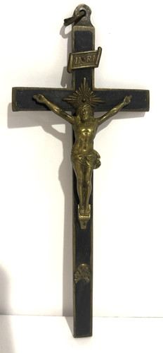 Antique Pectoral Crucifix Skull Cross bones and Cross