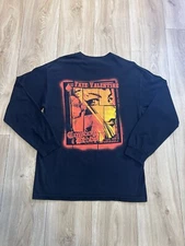 Vintage 90s Faye Valentine Cowboy Bebop Anime Long Sleeve Shirt Large ODM Tag