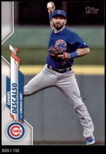 2020 Topps Update #132 Daniel Descalso Cubs 8 - NM/MT