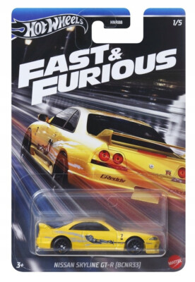 HOT WHEELS - 2024 - FAST & FURIOUS 1/5 - NISSAN SKYLINE GT-R BCN33