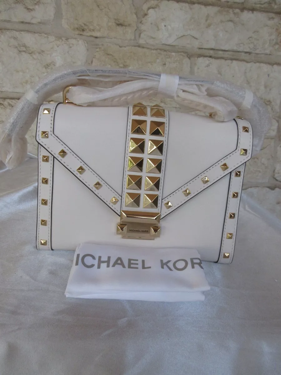 Michael kors white studded clearance bag