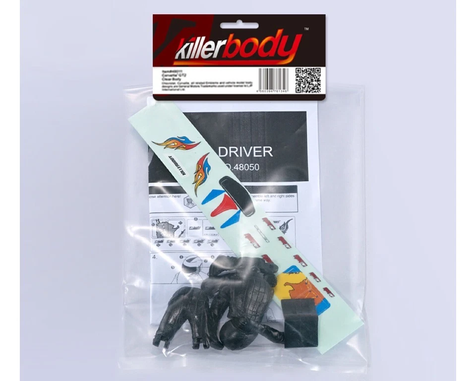 Killerbody Fahrerfigur Plastik mit Dekorbogen KB48050  - Bild 2 von 2
