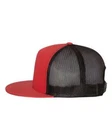 Yupoong 6006 YP Classics 5-Panel Trucker Hat Mesh Back Snapback Flat Bill Cap