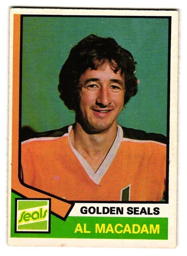 1974-75 O-Pee-Chee #301 Al MacAdam California Golden Seals RC OPC SKU#VS1109