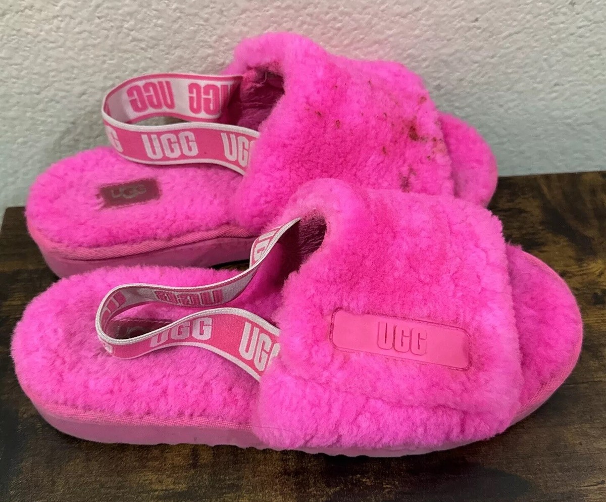 Ugg Women's Ugg Fluff Yeah Slide Hot Pink UGG Fluff Yeah