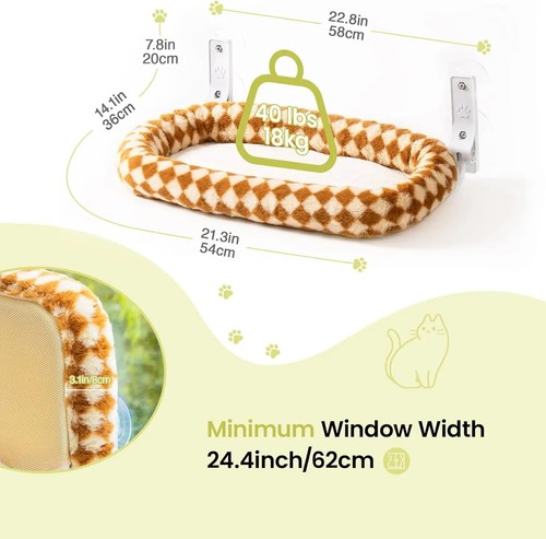 Cat Window Ledge Perch Bed – Best Cat Window Hammock - Picture 13 of 15