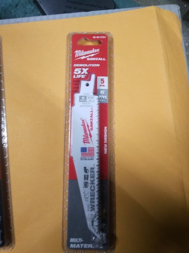 4 EA MILWAKEE BLADES PACKS 48-00-5093, 5187, 5782, 5701 NEW IN PACKS - 第 7/7 張圖片