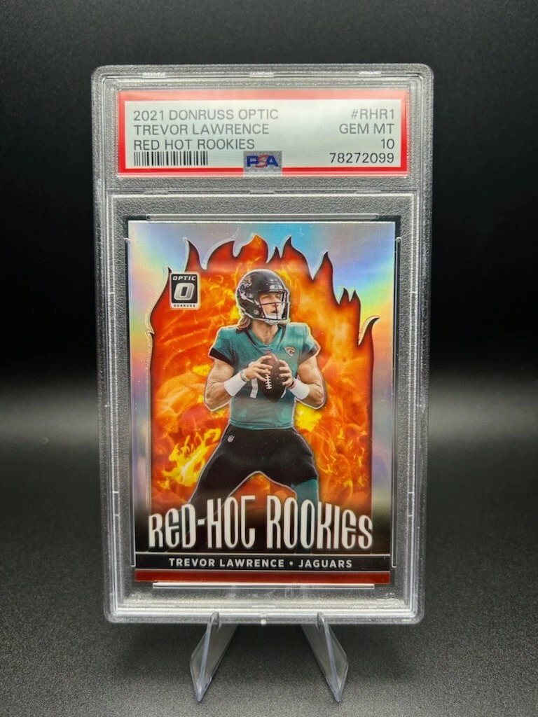 Trevor Lawrence Panini Donruss Optic Red Hot Rookies #RHR1 Base