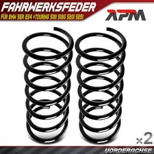 2x Feder Fahrwerksfeder Vorderachse für BMW 5er E34 +Touring 518i 518g 520i 525i