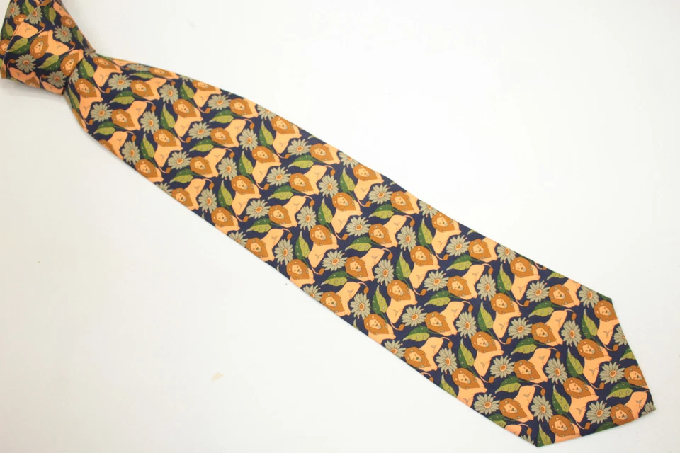 NAZARENO GABRIELLI Silk tie Made in Italy F69691 Foto 2 de 4