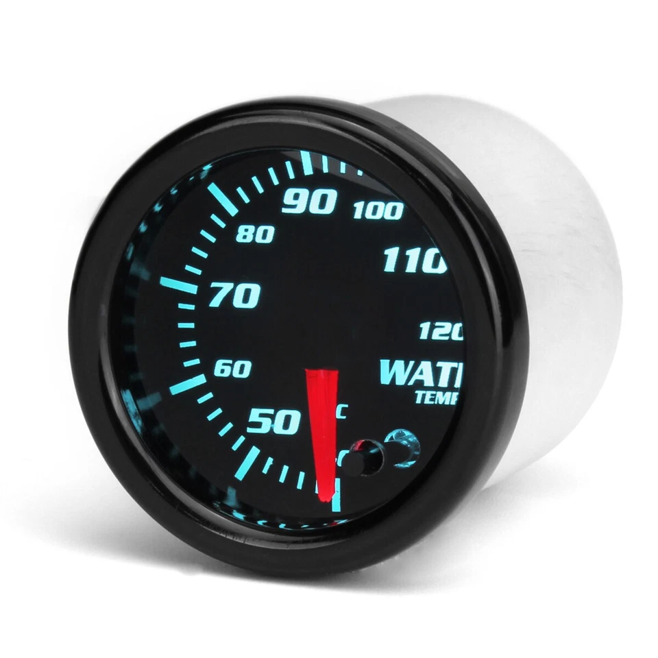 2" 52mm 7 Colors LED Car Water Coolant Temperature Temp Meter Gauge w/ Sensor - Image 4 of 4