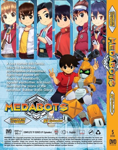 Medabots TV Series 91 Episodes Japanese Anime DVD English Dubbed Free Shipping - Imagen 2 de 7